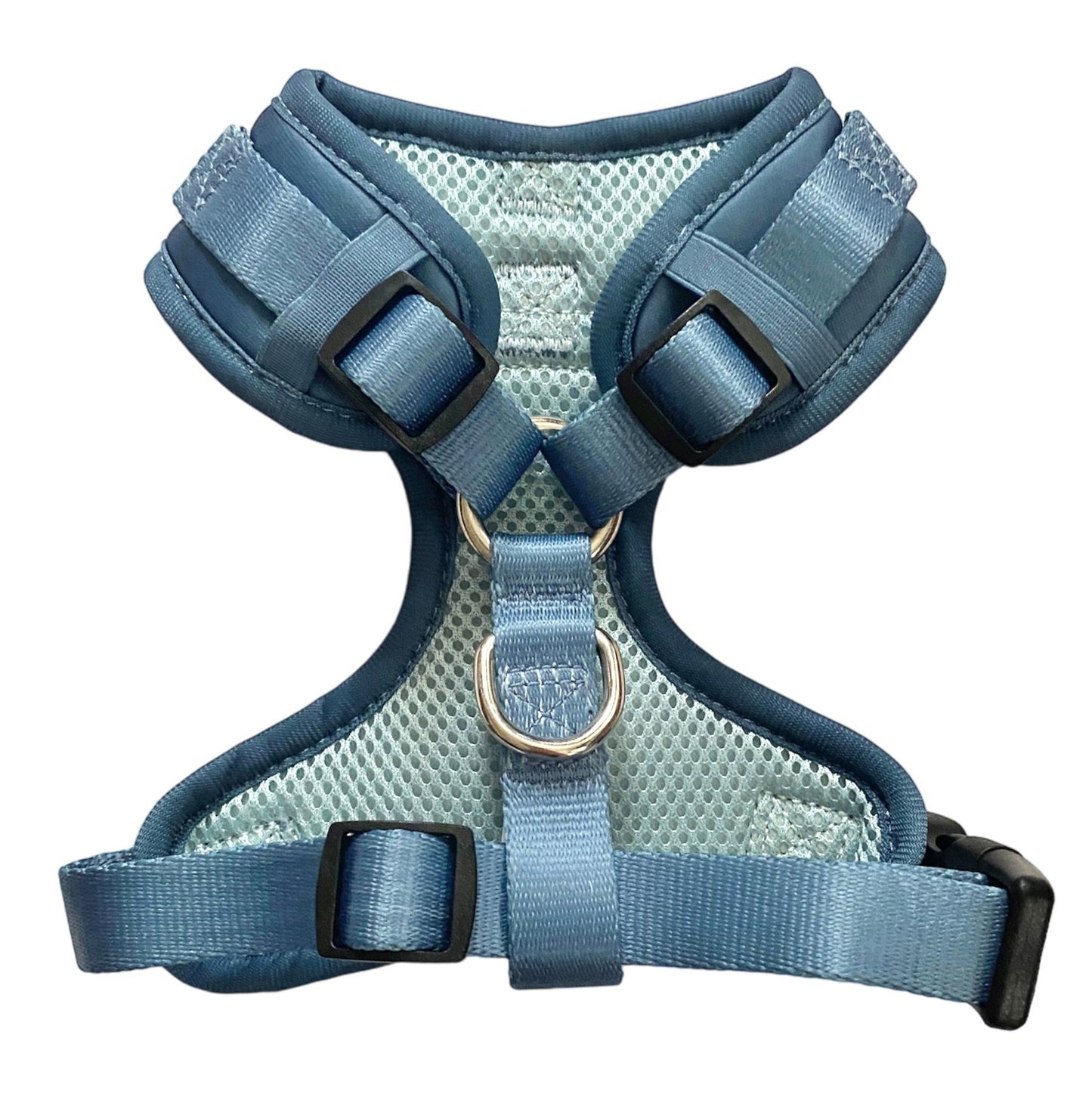 an image of the back clip harness from fearless pet for extra small, small and medium dog escape proof harness