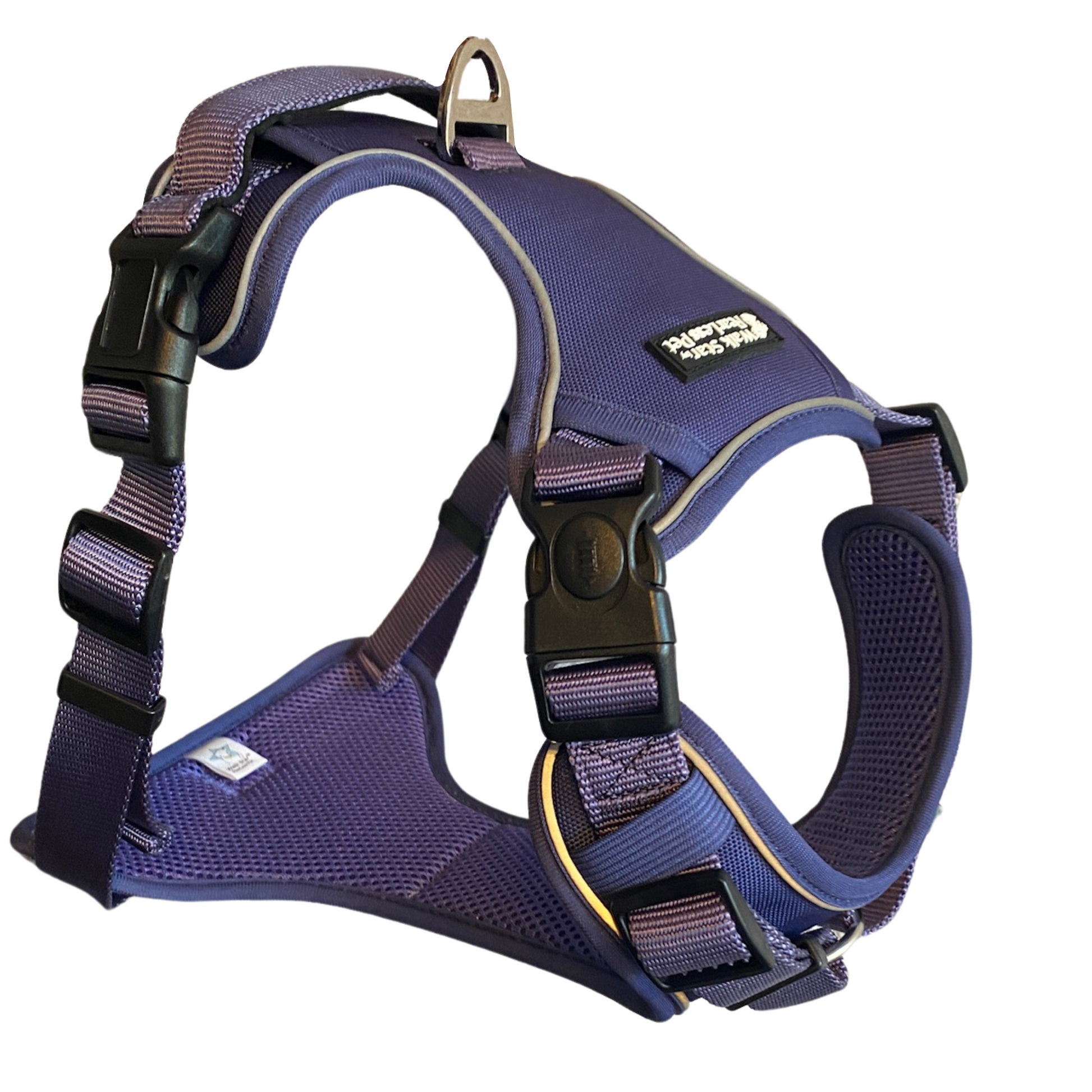 an image of a walk star no pull no escape dog harness by fearless pet dog harness with neck buckle