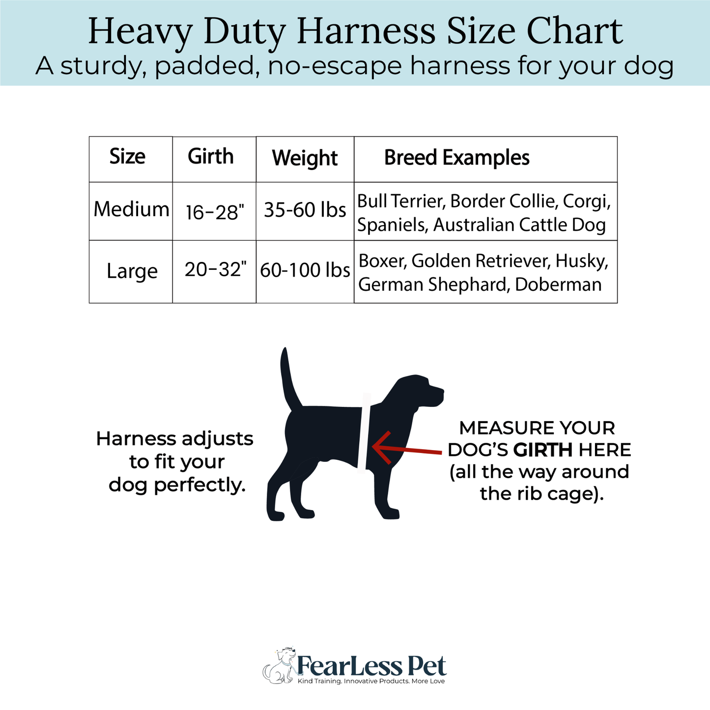 Heavy Duty Harness - Great Outdoors
