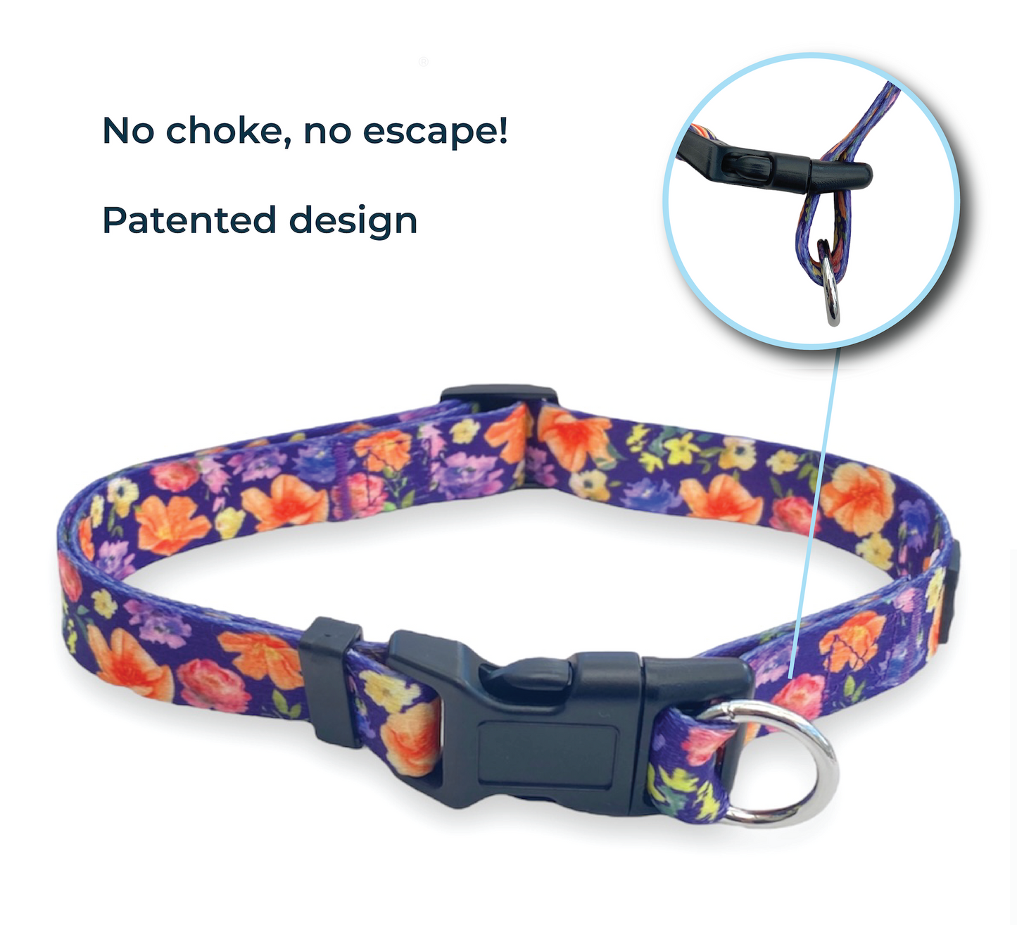 Safe Cinch Collar - Poppies